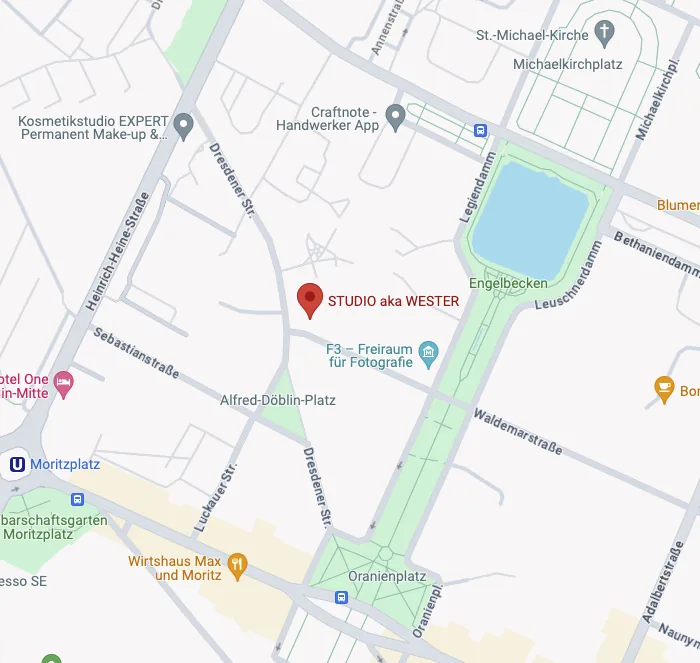 Kartenausschnitt: Dresdener Str. 31, 10179 Berlin